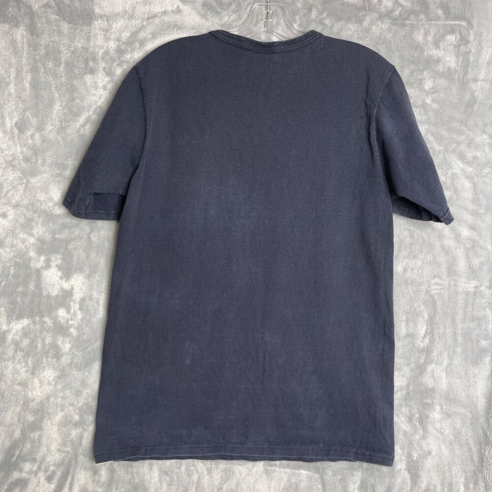 Vintage Champion Big C Logo Embroidered T Shirt Mens M Navy Blue Sportswear‎ - Picture 2 of 8